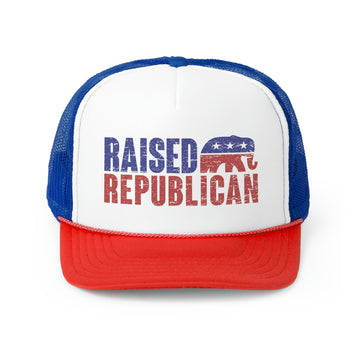 Raised Republican Trucker Hat