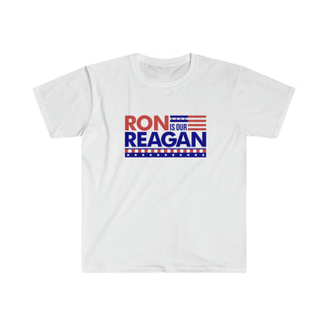 Ron DeSantis T-Shirt - Ron Is Our Reagan Unisex Softstyle T-Shirt