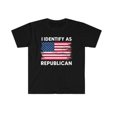 I Identify As Republican Unisex Softstyle T-Shirt