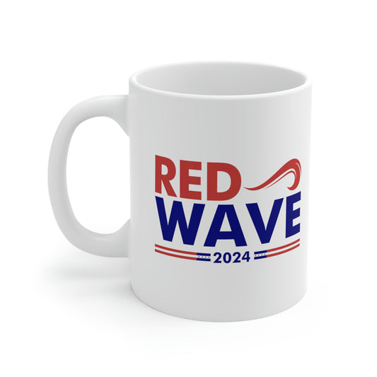 Red Wave 2024 Ceramic Mug 11oz