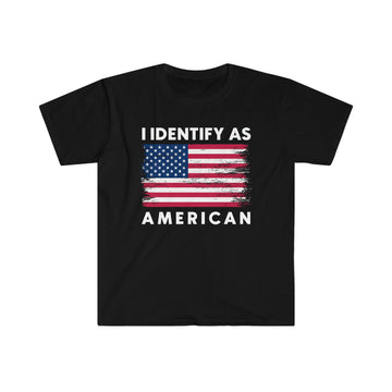 I Identify As American Unisex Softstyle T-Shirt