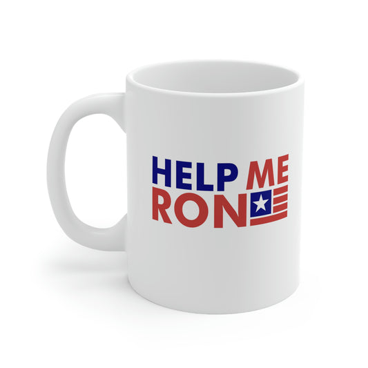 Ron DeSantis Ceramic Mug - Help Me Ron