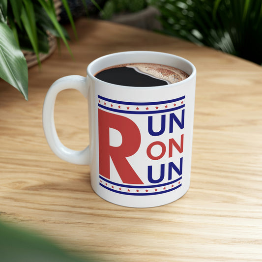 Ron DeSantis Ceramic Mug - Run Ron Run