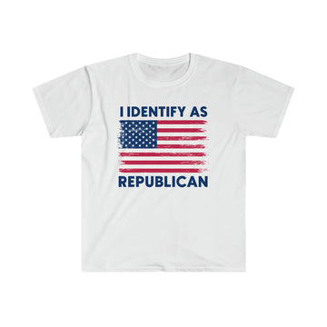 I Identify As Republican Unisex Softstyle T-Shirt